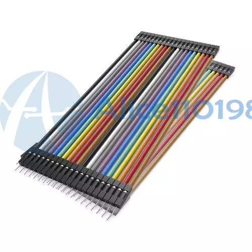 40 pièces pullables filaires Dupont 20 cm 2,54 mm mâle à femelle 1P-1P pour Arduino 2