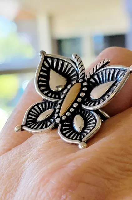 James avery butterfly outlet ring retired