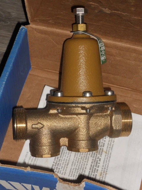 Watts 3/4" LF25AUB-S-DU Water Pressure Reducing Valve Integral Bypass EDP0960006