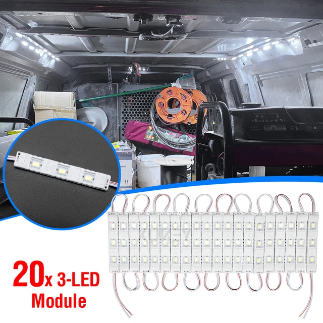 Kit 12 V Auto LED LIGHT 60 LED Luce Interna per VW Transit Caddy SWB LWB Van DE