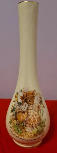 Crown Devon Friends Who Share Are Friends Who Care 18cm Tall Dormouse 1286 Vase