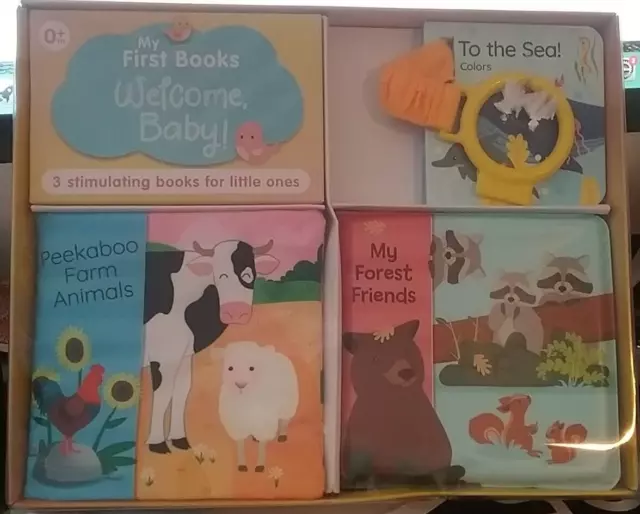 My First Books: Welcome Baby: Three Stimulating Books For Little Ones