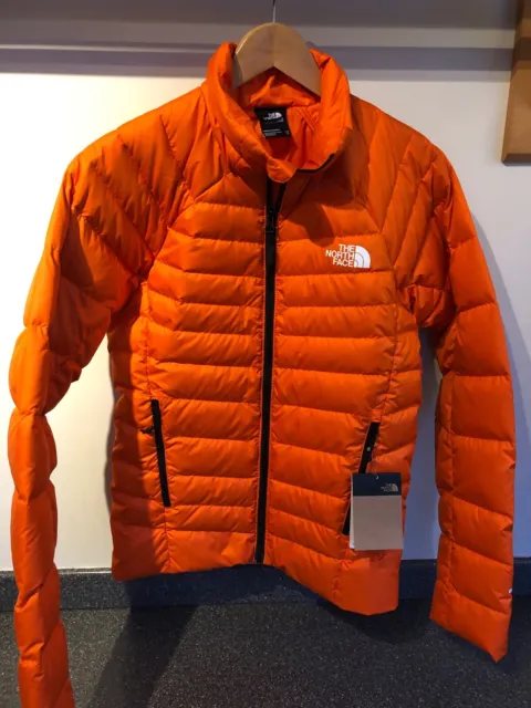 NEW - The North Face New Ashton FZ Mens 550 Jacket -  Orange - XS