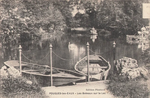 -58 - NIEVRE - POUGUES-les-EAUX - Bateaux sur Le Lac 43636