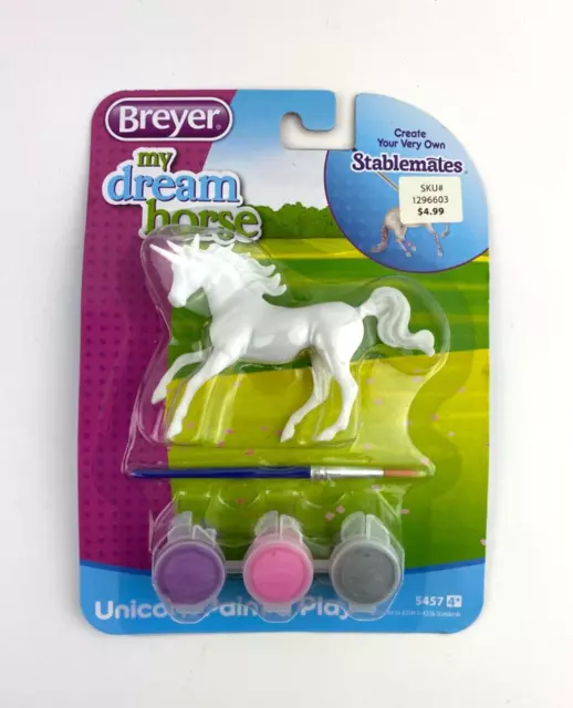 Breyer~My Dream Horse~Paint & Play Unicorn~Unpainted UNICORN~Stablemates 2018
