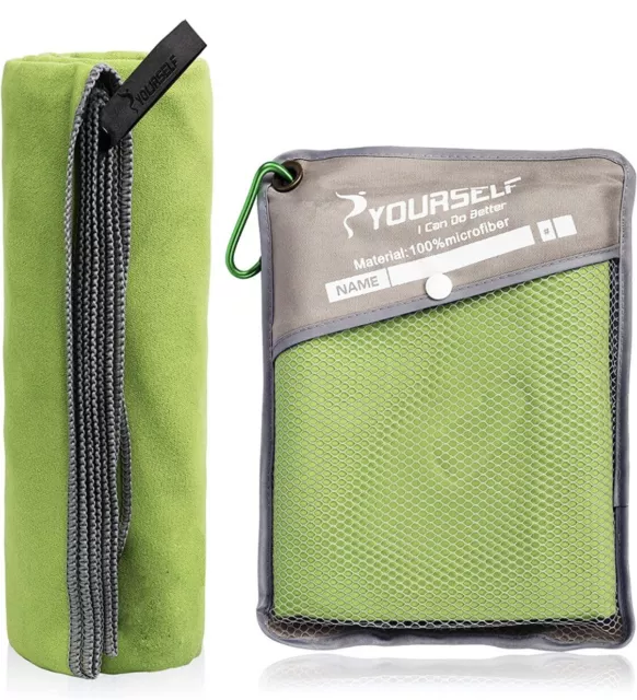 Microfibre Towel Travel Large Bath Camping Sports Beach Gym Yoga Quick Dry Towel