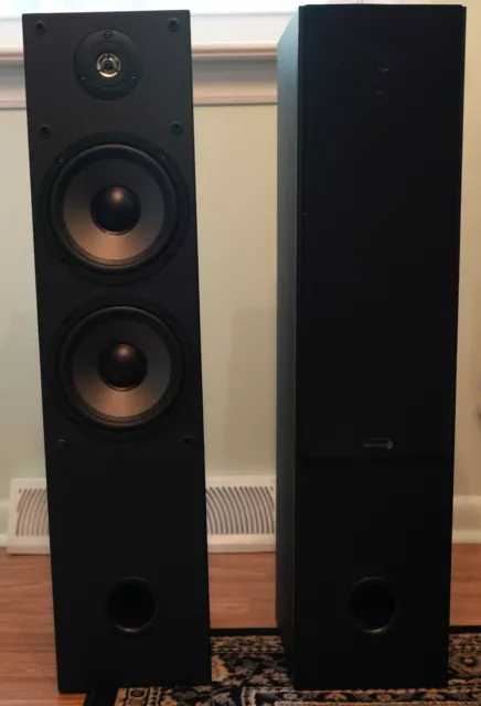 Dayton Audio T652 Dual 6-1/2" 2-Way Tower Speaker Pair