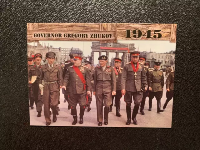 2021 Historic Autographs End of the War 1945  GOVERNOR GREGORY ZHUKOV  Card #67