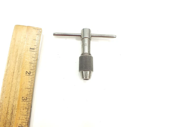 STARRETT TOOLS No. 93-A T HANDLE TAP WRENCH - MADE IN USA - THE L.S.