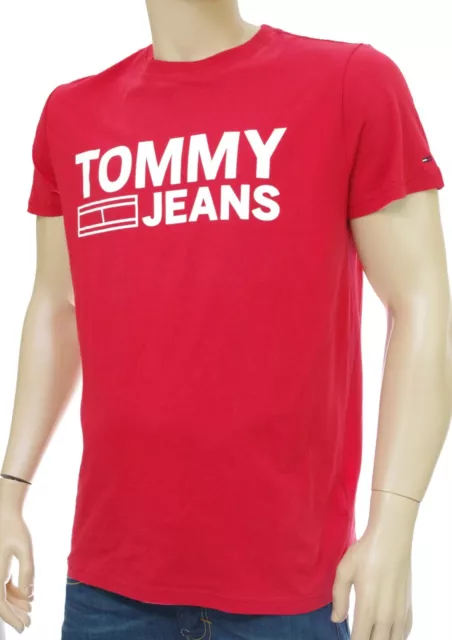 T shirt tommy hilfiger rouge homme outlet