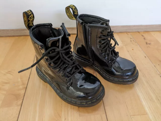 Kids Dr Martens  Brooklee Boots Black Size UK 7 EU 24