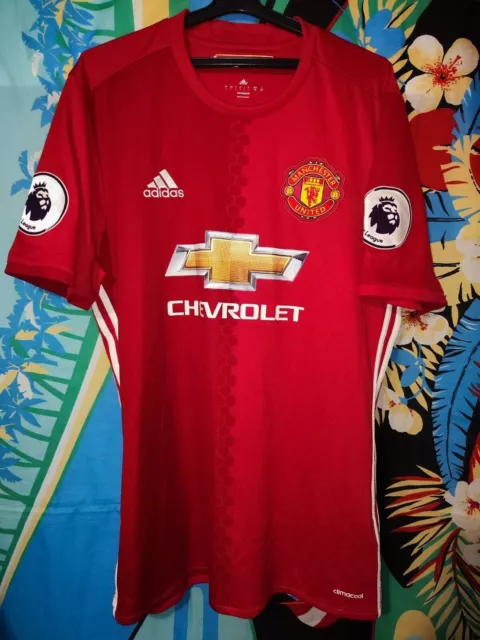 Adidas Manchester United #22 Mkhitaryan Home Fußballtrikot Herren Größe L