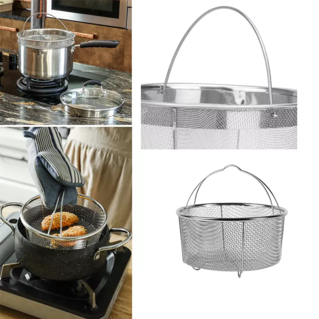 Steamer Basket Steam Pressure Cooker Accessories handheld basket Stainless Steel