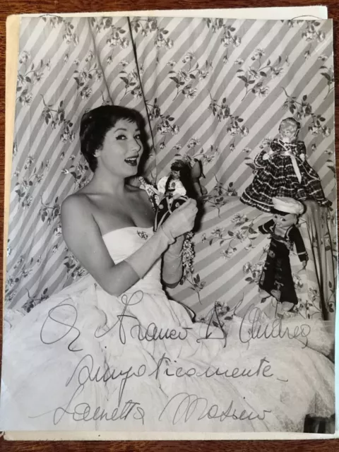 Lauretta Masiero Autografo Cinema Tv Autograph Hand Signed