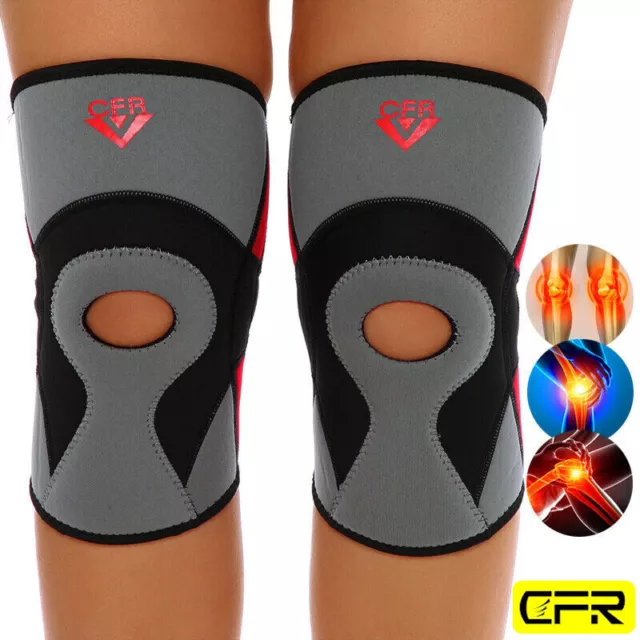 Silicone Compression Knee Support Brace Sleeve Sports Injury Arthritis Protector