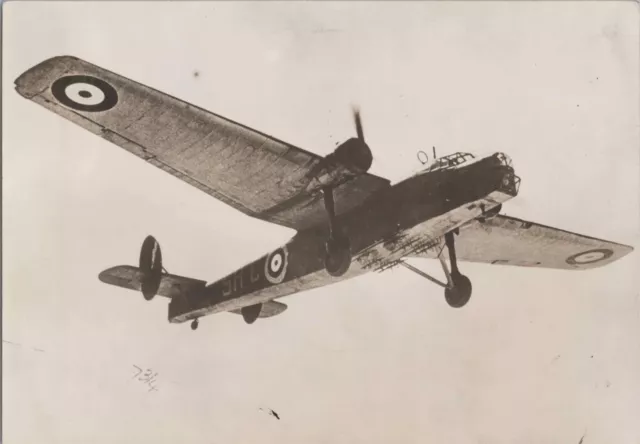 Bristol Bombay Vintage Photo Raf Royal Air Force 2