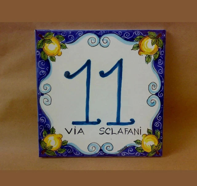 Targa Civica Personalizzabile In Alluminio - 10x10 Cm Nero, Per Esterno, Resistente Alle Intemperie - Foto 6