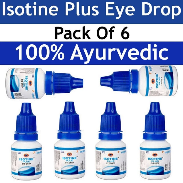 ISOTINE PLUS EYE Drops Cataract macular degeneration Exp.2025