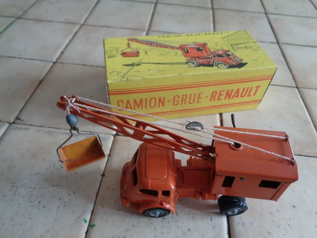 Camion Grue RENAULT CIJ FRANCE - Miniature Collection Réf 3/81 - Avec Boîte