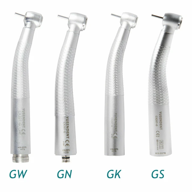COXO Dentaire Fiber Optic LED Turbine  Handpiece fit KV/NSK/Sirona 6H Coupler