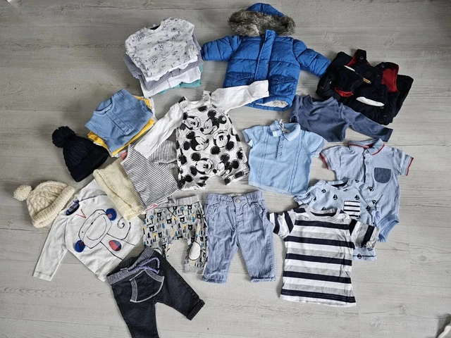 Baby Boy Clothes Bundle Size 0-3 Months / Hats / Jacket / All Good Condition