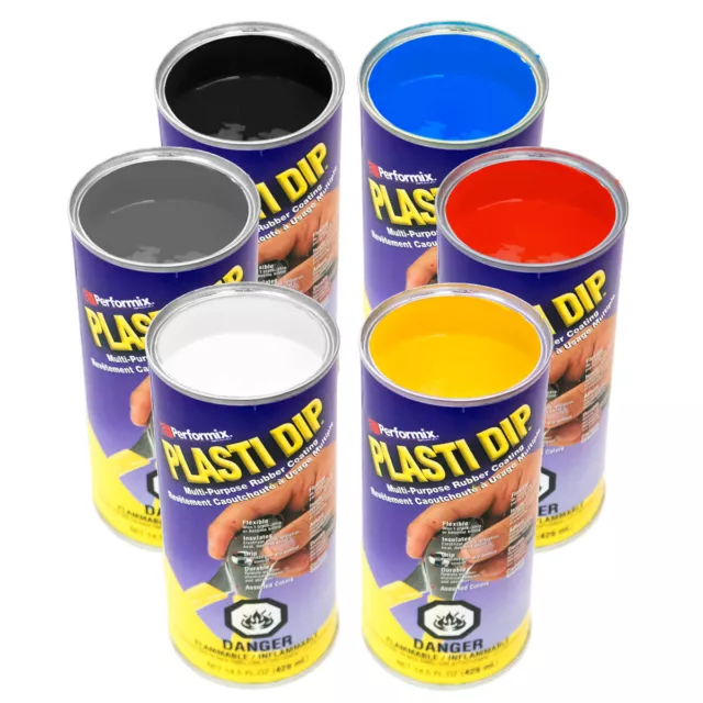 Plasti Dip Flüssiggummi rot gelb blau weiss schwarz grau versch. Dosen bis 429ml