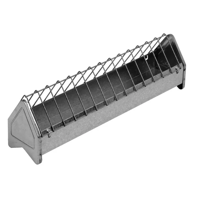 Miller Little Giant Galvanized Trough Poultry Feeder with Grate Ea