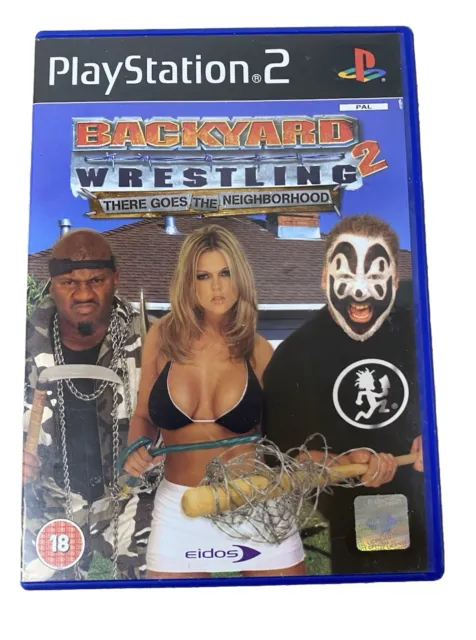 Sony PlayStation 2 Backyard Wrestling 2 no manual PS2