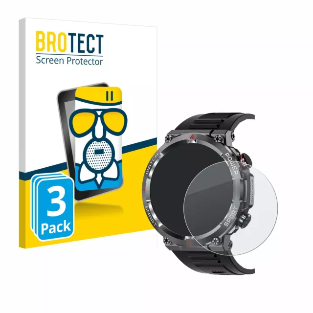 3x Anti Reflet Protection Ecran Verre pour Iowodo 50W 1.39" Film Protecteur 9H