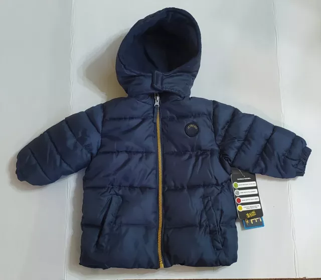 iXtreme Toddler Baby 12 Months Puffer Coat Winter Jacket With Hood Dark Blue New