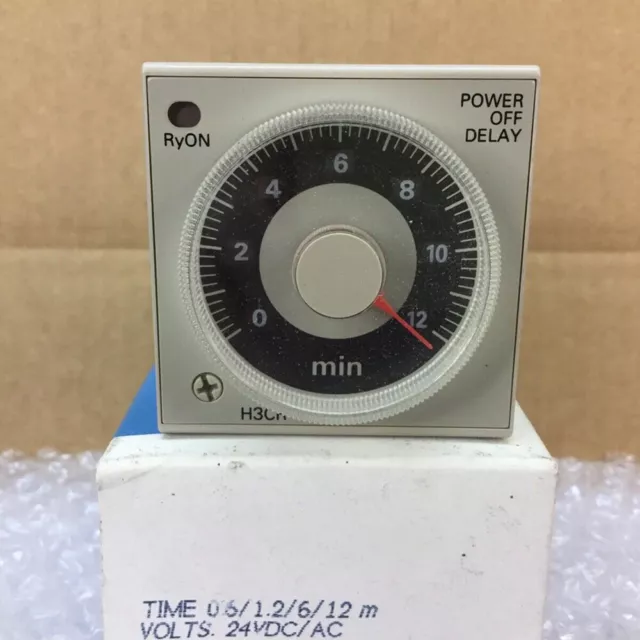 New Time Delay Relay For Omron H3CR-H8L AC/DC 24V In Box