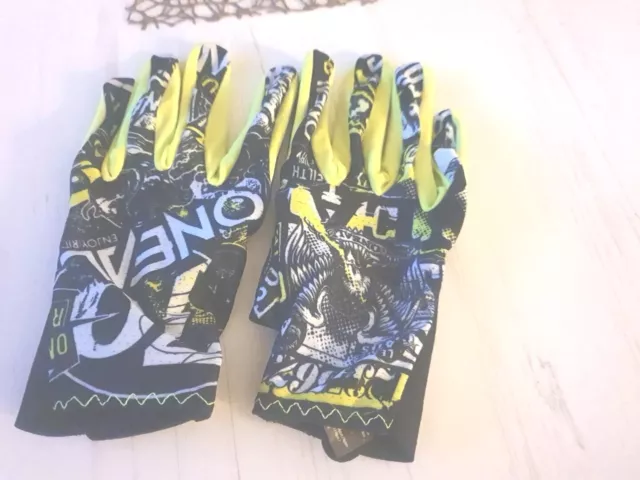 O'neal Matrix Attack MX DH FR Handschuhe schwarz/gelb Oneal Gr 10