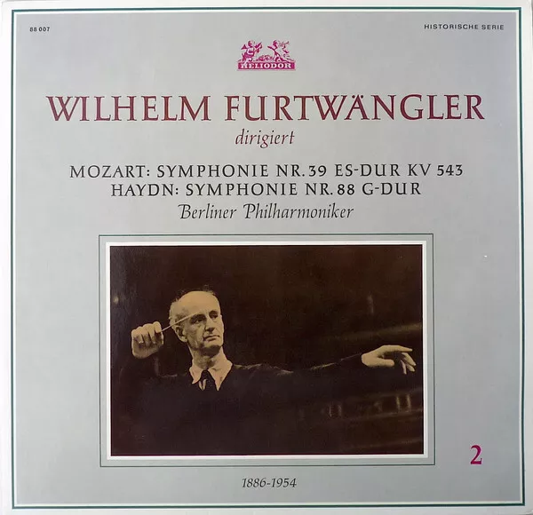Wilhelm Furtwängler Dirigiert Mozart* / Hay LP Mono RE Vinyl Schallplatte 221644