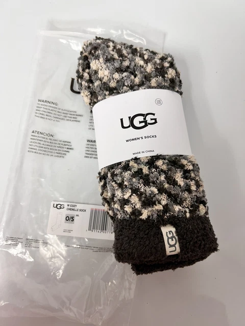 UGG Women's Adah Cozy Chenille SPARKLE Sock, One Size