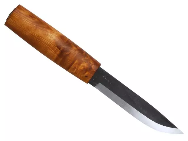 Helle Viking Messer Jagdmesser Gürtelmesser Outdoormesser Leder Scheide Holz