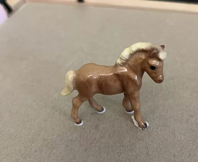 Retired- Ceramic Horse Figurine - Hagen Renaker- Vintage