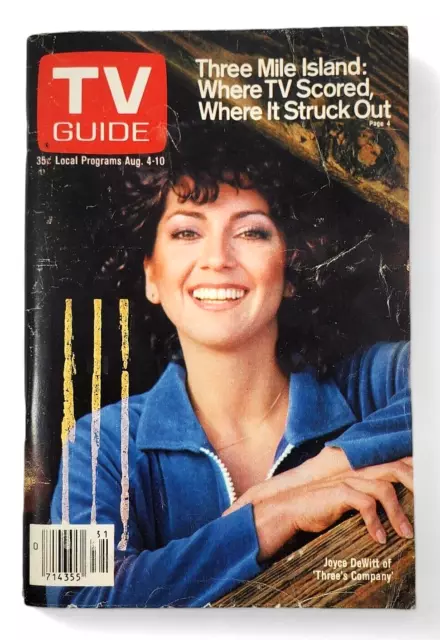 1979 TV Guide Aug 4-10 Joyce DeWitt Three's Company Three Mile Island PBS Disco