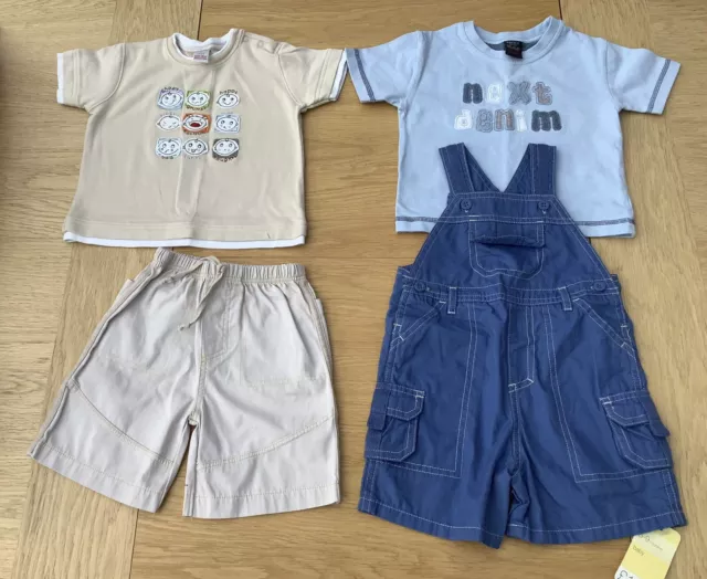 Next/Mothercare - Pacchetto vestiti estivi bambino - 4 articoli - età 6-9 mesi - nuovo