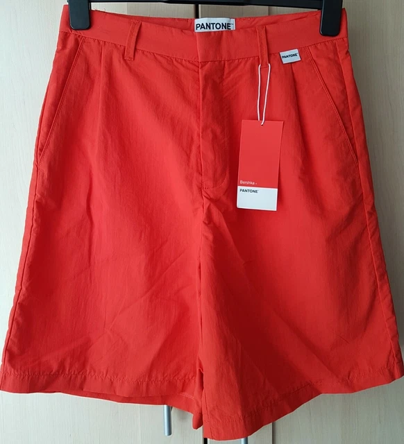 Pantaloncini a vita alta bershka sale