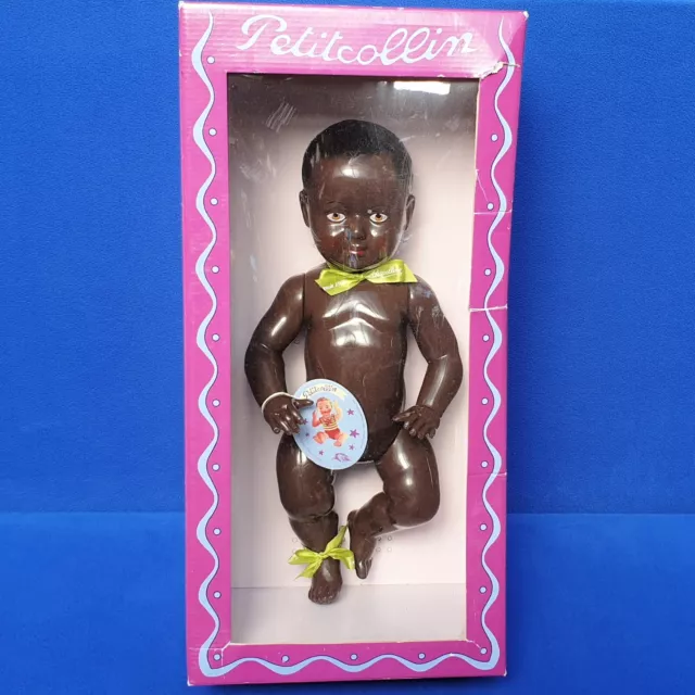 Dunkelhäutige Petitcollin Puppe Doll Ethnic 40 Cm Mit Karton Petit Collin