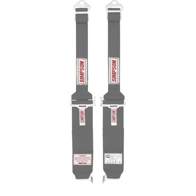 Simpson 33010BK HANS Device Adjustable Shoulder Harnesses, Black