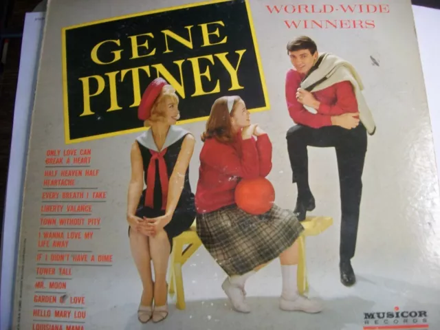 Gene Pitney:  "Sings World-Wide Winners" -  1963 Musicor Mono