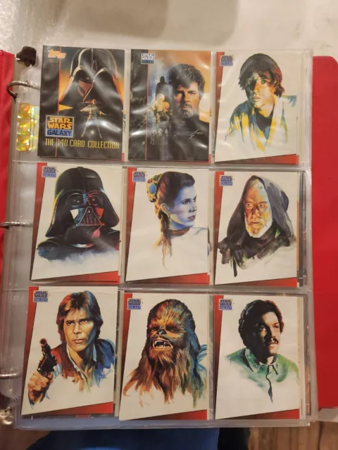 1993 Topps Star Wars Galaxy Series 1 & 2 - Complete 275 Card Set -