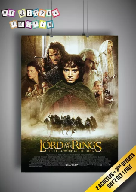 The Lords Of The Rings The Fellowship Of The Ring Affiche Poster Movie Culte