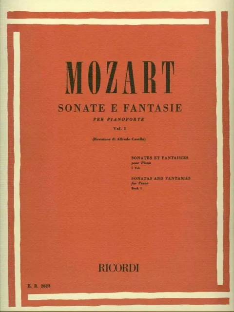 Mozart Sonatas Et Fantasie pour Piano Vol. 1 - Révision Alfredo Compartiment