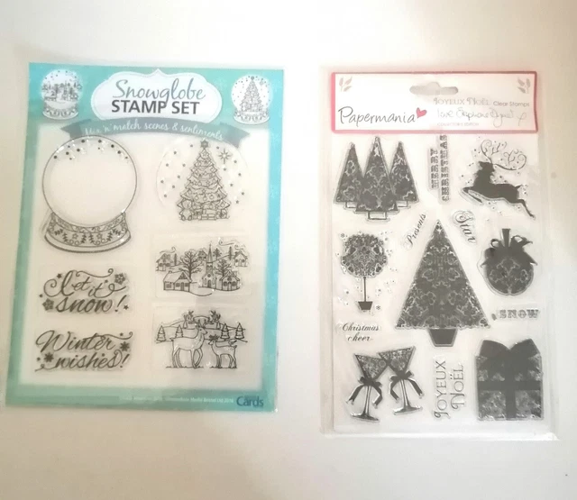 Weihnachten Silikon durchsichtiger Stempel für Scrapbooking Prägekarte Handwerk