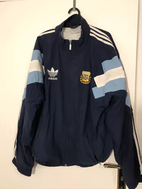 Argentina adidas 1994 matchworn jacket/jacke world cup Size 4 (Large)