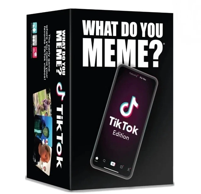 WHAT DO YOU Meme? TikTok Edition Family Party Game Card Game New Sealed