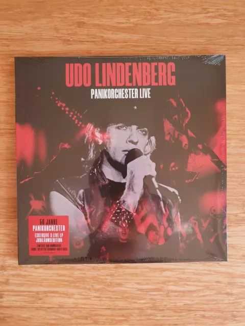 Udo Lindenberg / 3 Vinyl / Live Splatter / 50 Jahre Panikorchester! / limitiert!
