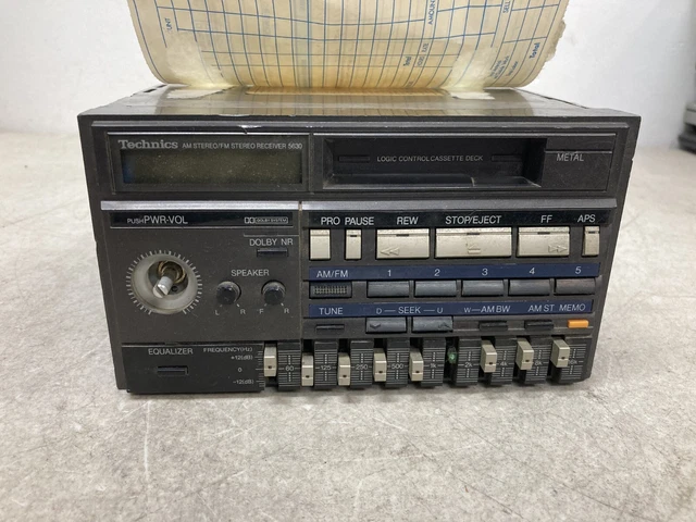 Technics Car Radio Stereo Receiver 5630 with equalizer